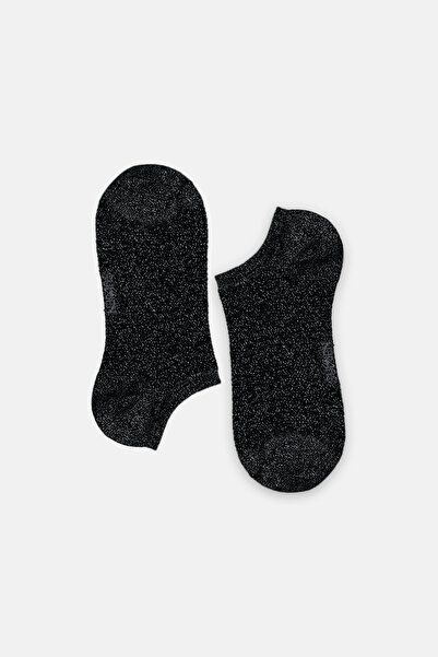 SUWEN Chic Lurex Patik Çorap