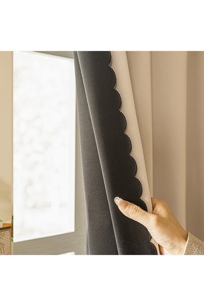 Generic 100% blackout curtains, sheer fabric, self-adhesive, portable, easy to install, protects privacy.
