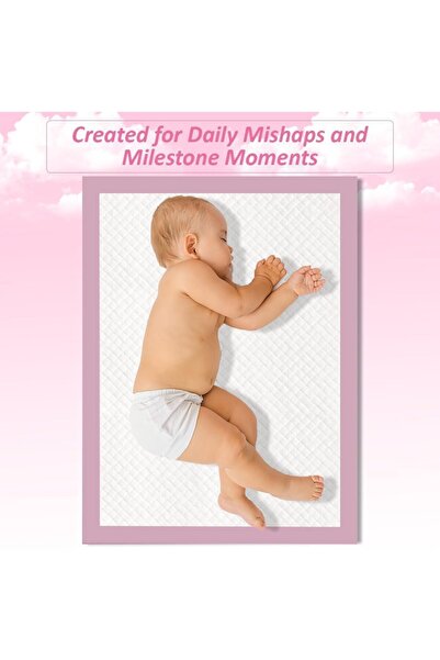 Cute n Cuddle Baby Disposable - Ultra Absorbent Diaper Changing Mats Pads - 60x90cm, Pack of 30