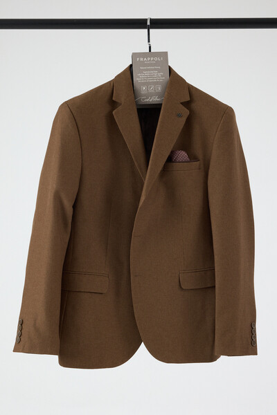 Frappoli Jachetă sport Alfredi pentru bărbați, din țesătură de paie, mărime m...