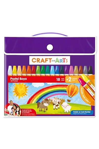 Craft And Arts 18+2 Li Pastel Boya (Çantalı)