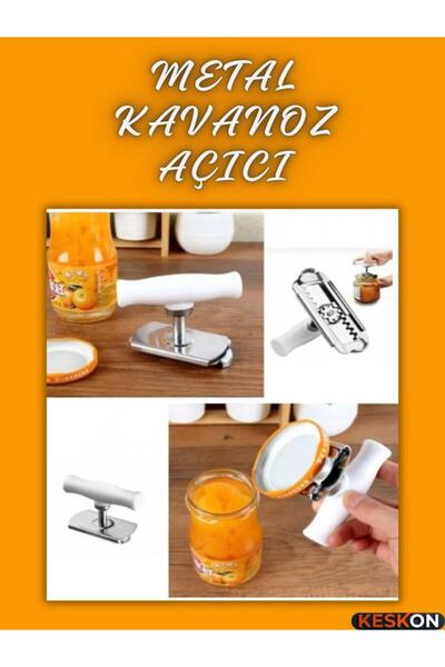 Keskon Metal Jar Lid Opener |   Durable Lid Opening Tool |   Jar & Bottle Opener