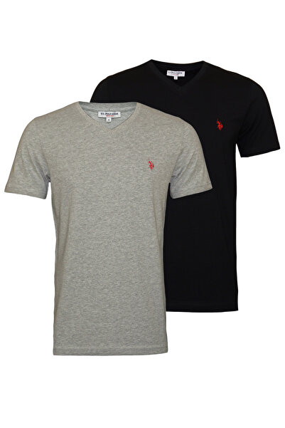 U.S. Polo Assn. Shirts 2er Pack V-Neck T-Shirts