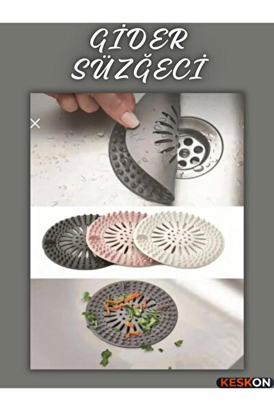 Keskon Silicone Sink Strainer – Bathroom and Kitchen Drain Stopper, Garbage C...