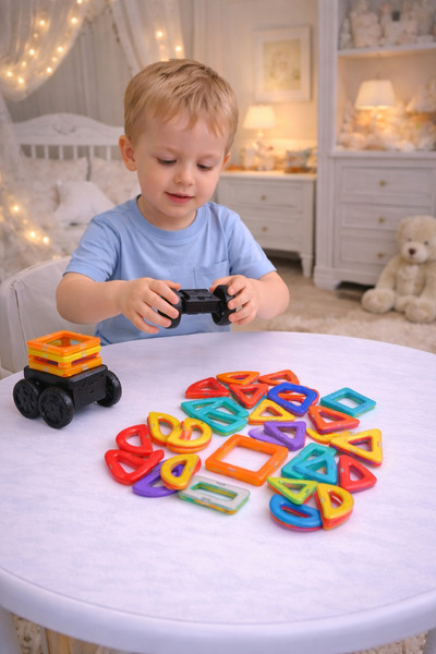 Generic لعبة تركيب مغناطيس للأطفال 30 قطعة – إبداع ومرح بدون حدود