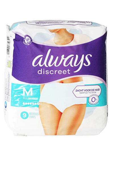 Always Discreet Külot Bez M Beden (36-42) 9’lu