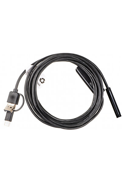 LTC Ендоскопска камера LXM253, USB-A / USB-C / microUSB, 3,5 м, черна