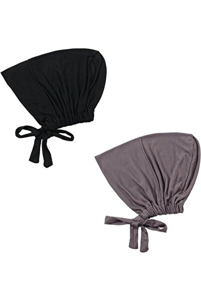 JZS 2 Pcs Women Hijab Undercap, Islamic Muslim Under Hijab Cap Inner Under Sc...