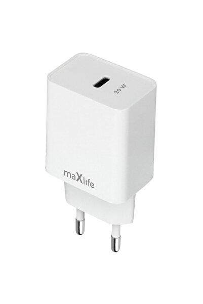 Maxlife Nutrition Incarcator Retea MaXlife MXTC-13-20C, 20W, 3A, 1 x USB-C, Alb