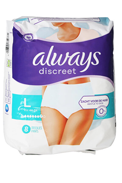 Always Discreet Külot Bez L Beden (44-54) 8’li