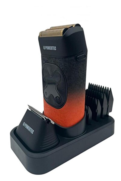 POWERTEC TR-700 2'si 1 Arada 4 Taraklı Dijital Ekranlı 9000 RPM Günlük Sakal ...