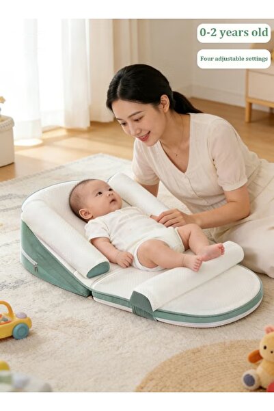 Generic Baby Lounger Anti Reflux Pillow Infant Travel Bed 0-30° Adjustable Nu...