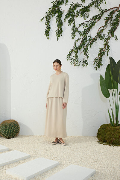 Aker Stone Crew Neck Knitted Blouse