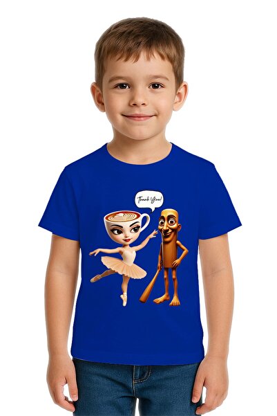 SEDİRLİ Unisex Brainot με τύπωμα Παιδικό T-shirt από χτενισμένο βαμβακερό ύφα...