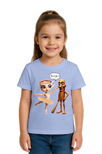 SEDİRLİ Tricou unisex pentru copii Brainot cu imprimeu bumbac moale țesături ...