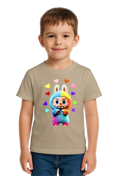 SEDİRLİ Unisex Printed Kids T-Shirt Cotton Combed Fabric