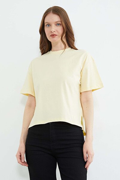 Fulla Moda Tricou de bază cu decolteu