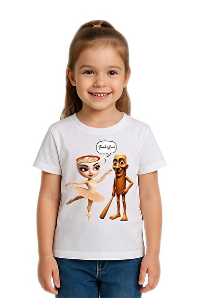 SEDİRLİ Tricou unisex pentru copii Brainot cu imprimeu bumbac moale țesături ...