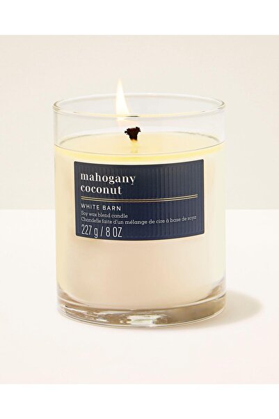 Bath & Body Works Mahogany Coconut Orta Boy Mum 227 g