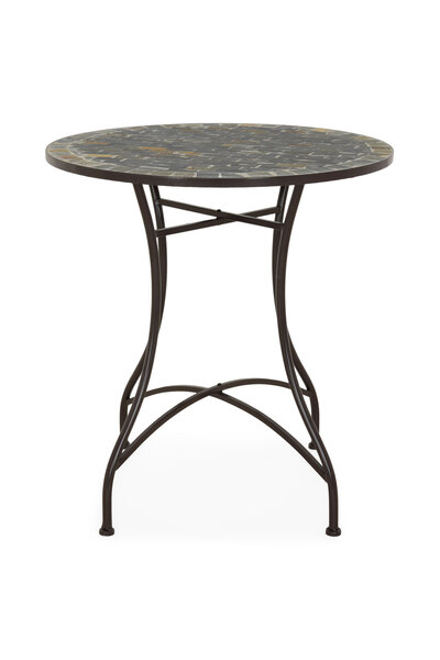 Maison Mex Masuta rotunda gradina/terasa STUTTGART H.77 D.70 maro/multicolor