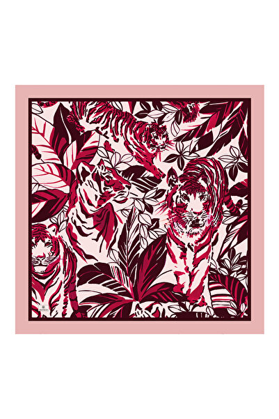 Arancia Red 100X100 Shoulder Shawl