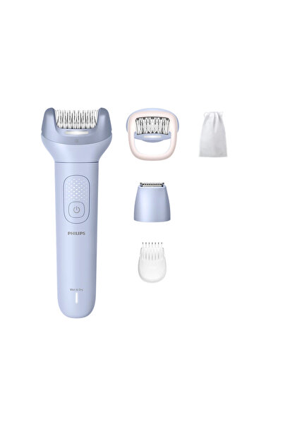 Philips Epilator fara fir umed si uscat Seria 8000 BRE711/00, 5 accesorii, Al...