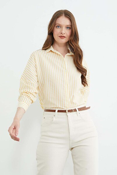 Fulla Moda Striped Oversize Shirt