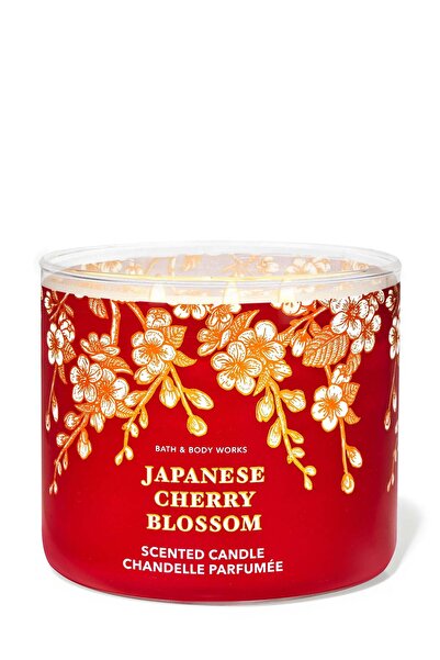 Bath & Body Works Japanese Cherry Blossom Büyük Mum 411 g