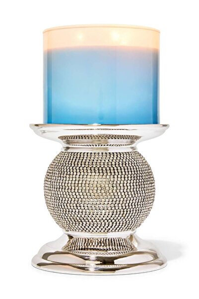 Bath & Body Works Bling Applique Pedestal Büyük Mumluk