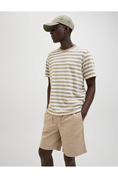 Jack & Jones Jpstjaıden Hybrıd Bondı Jog Short Reg Sn Men's Denim&Canvas Shor...