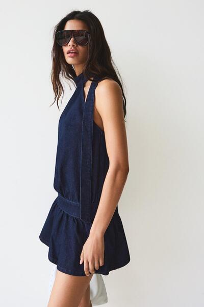 Bershka Mini denim elbise