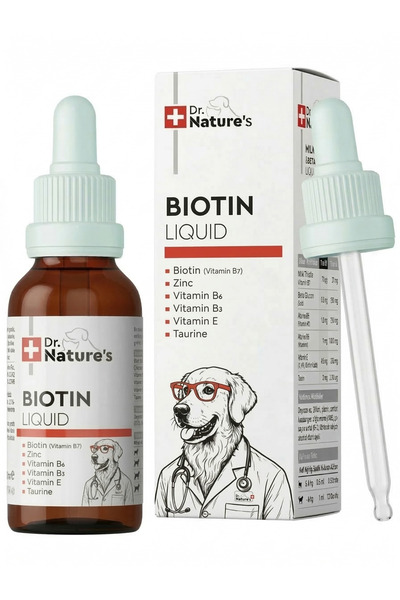 Dr. Nature's Köpek Biotin Damla 50 ml – Sıvı Deri ve Tüy Sağlığı Desteği