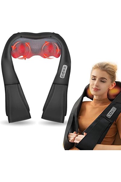 Arabest Back Neck and Shoulder Massager,Deep Tissue 3D Kneading Shiatsu Heate...