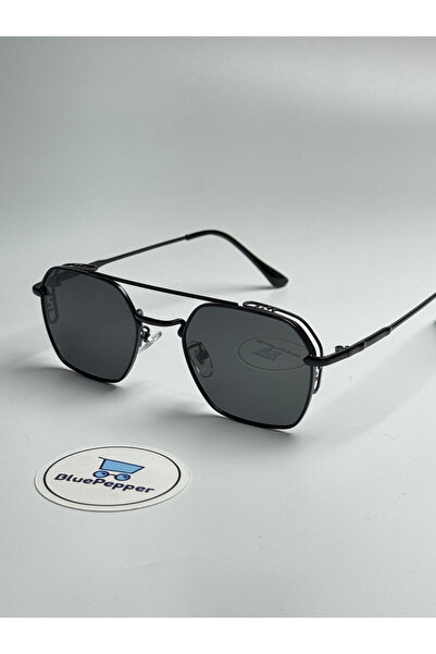 BluePepper Laguna |   Fleece Ize Sunglasses Black Glass Color Metal Frame Ova...