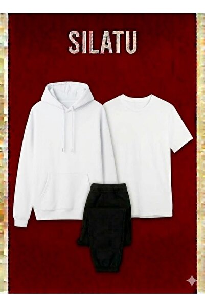 SILATU T-Shirt-Sweat- Sweatpants 3-Piece Set