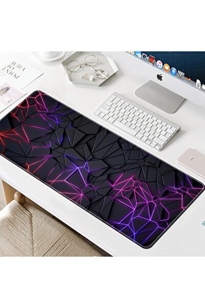 Sumkyle Large Gaming Mouse Pad, Extended Desk Mousepad with Stitched Edges, N...