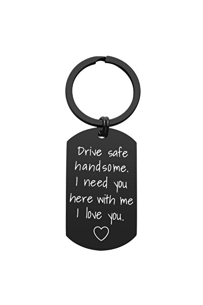 Arabest سلسلة مفاتيح سلسلة مفاتيح القيادة للصديق، مصنوعة من الفولاذ المقاوم ل...