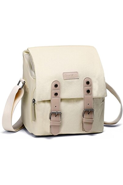 Arabest Shoulder Crossbody DSLR Bag, Accommodate One Camera, two Lenses