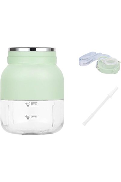 Arabest 500ML Bottle Blender with 10 Blades, USB Rechargeable,17 Oz Cups and ...