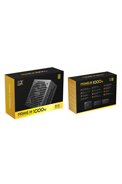 Xigmatek EN47497 PRIME M 1000W 80+ GOLD 12cm Fan Full Modular ATX3.1/PCIe5.1 ...