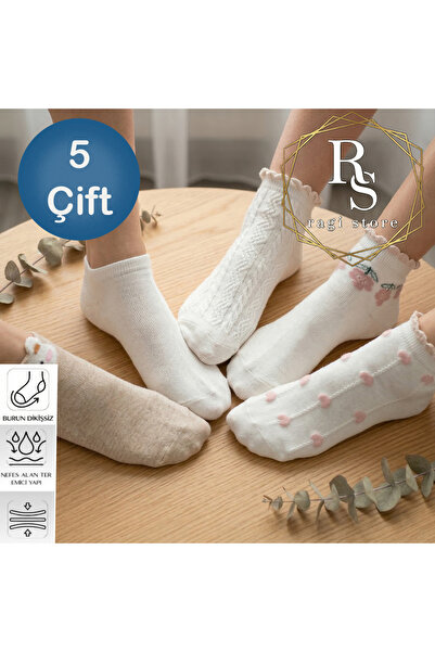 ragistore 5-τεμάχια, Βαμβάκι-τεμάχια κοντές γυναικείες κάλτσες που πλένονται