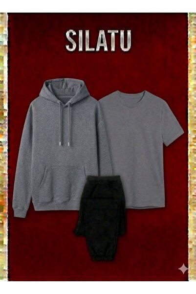 SILATU T-Shirt-Sweat- Sweatpants 3-Piece Set