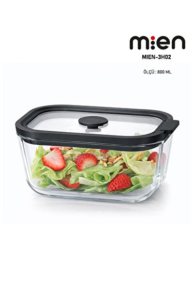 MİEN Silicone Vacuum Lid Storage Container 800ml