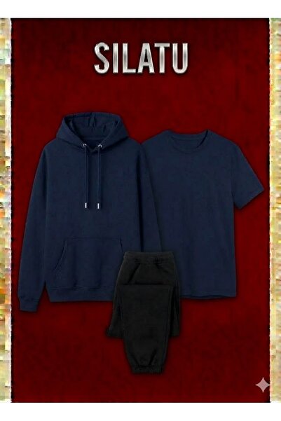 SILATU T-Shirt-Sweat- Sweatpants 3-Piece Set