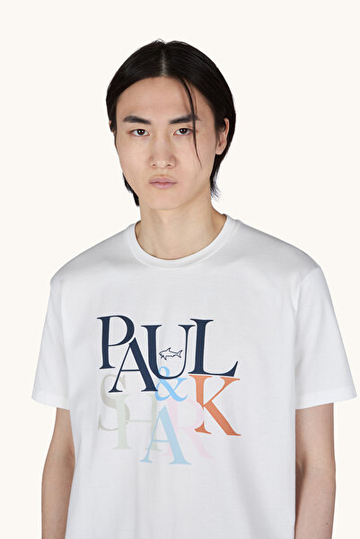 PAUL&SHARK قميص رجالي محبوك من القطن
