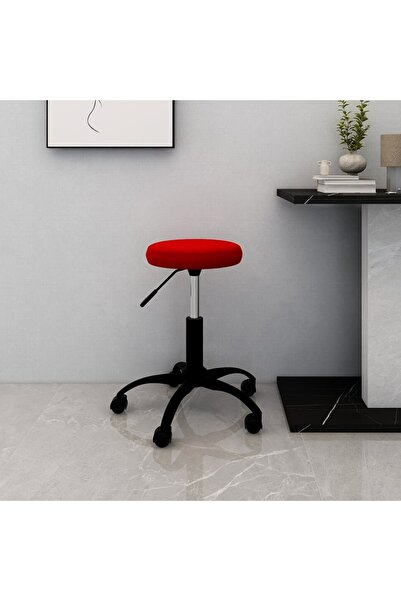 Concept Περιστρεφόμενη καρέκλα γραφείου, κόκκινο κρασί, Βελούδο