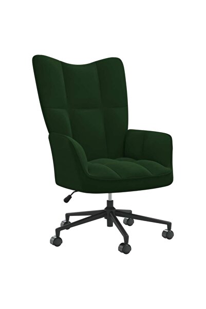 Concept Πολυθρόνα, σκούρο πράσινο, Βελούδο