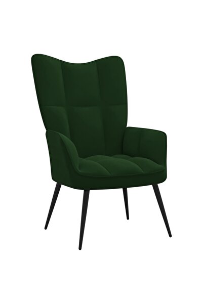 Concept Πολυθρόνα, σκούρο πράσινο, Βελούδο