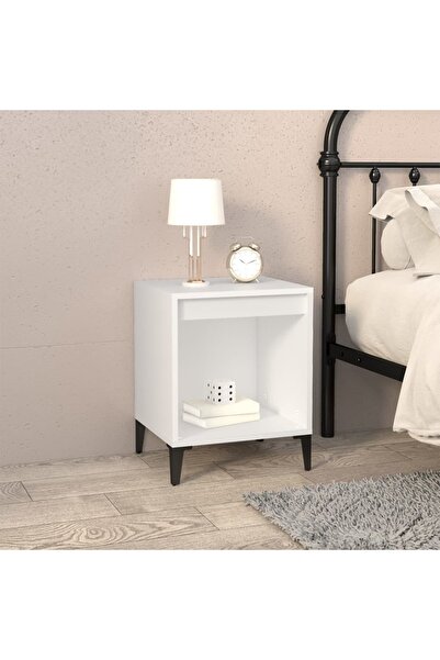 Concept Noptiere, alb, 40x35x50 cm