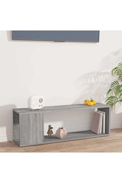 Concept Comodă TV, sonoma gri, 100x24x32 cm, lemn prelucrat